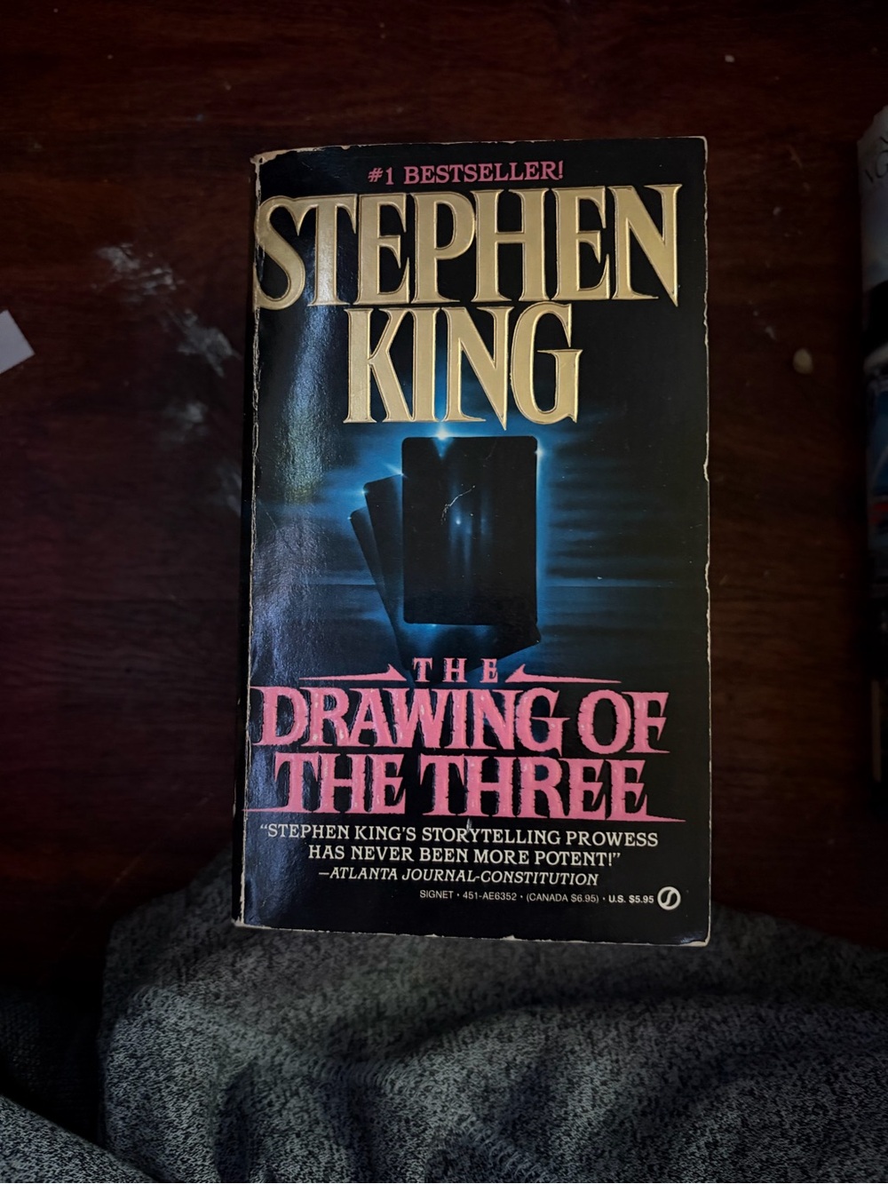 The Drawing of the Three Paperback - Black & Pink Cover
